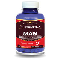 Tonic sexual pentru barbati Man, 120 capsule, Herbagetica