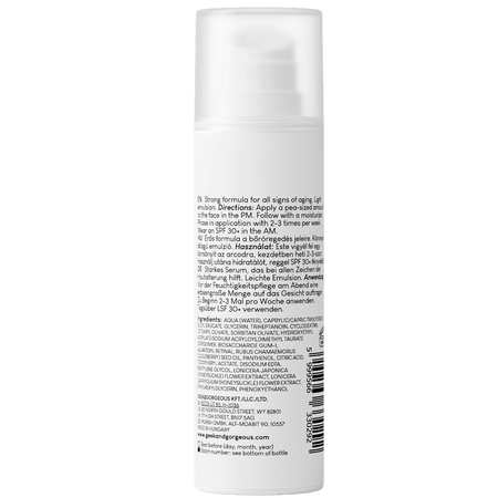 Ser de fata cu 0.1% retinal A-Game 10, 30 ml, Geek&Gorgeous 699907
