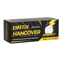 Emetix Hangover Energy, 10 comprimate  efervescente, Fiterman