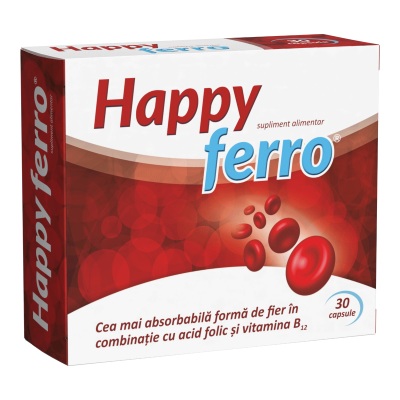 Happy ferro, 30 capsule, Fiterman