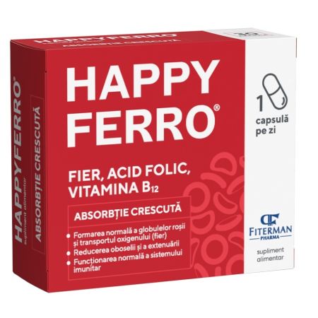 Happy ferro, 30 capsule, Fiterman