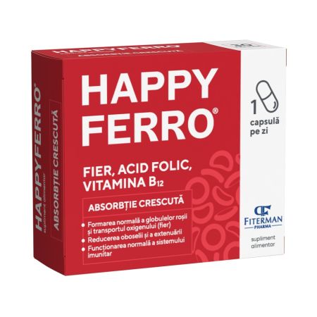 Happy ferro, 30 capsule, Fiterman