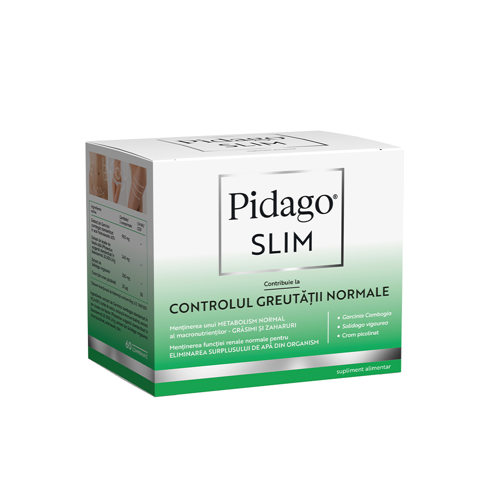 Pidago Slim, 60 comprimate, Fiterman