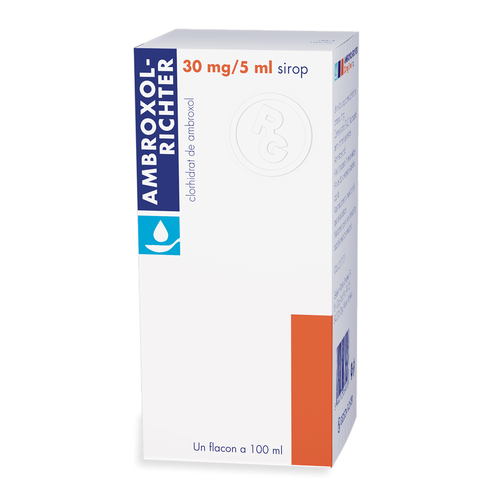 Ambroxol-Richter sirop, 30 mg/5 ml, 100 ml, Gedeon Richter