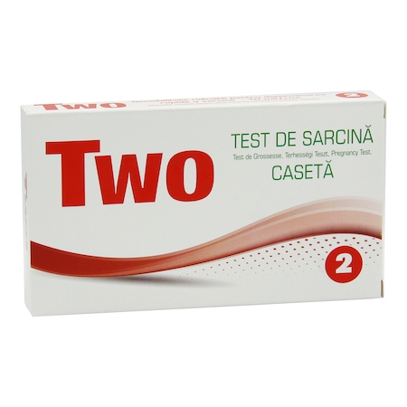 Test de sarcina tip caseta, 2 bucati, Two