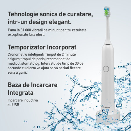 Periuta electrica sonica GTS2010, Dr. Mayer 671692
