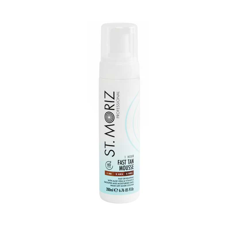 Spuma autobronzantă Professional 1 Hour Fast Tan Mousse, 200 ml, St. Moriz