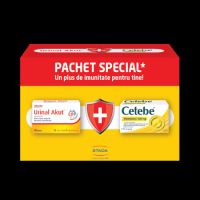 Pachet Urinal Akut 10 tablete + Cetebe Vit C 500 mg 30 capsule, Walmark
