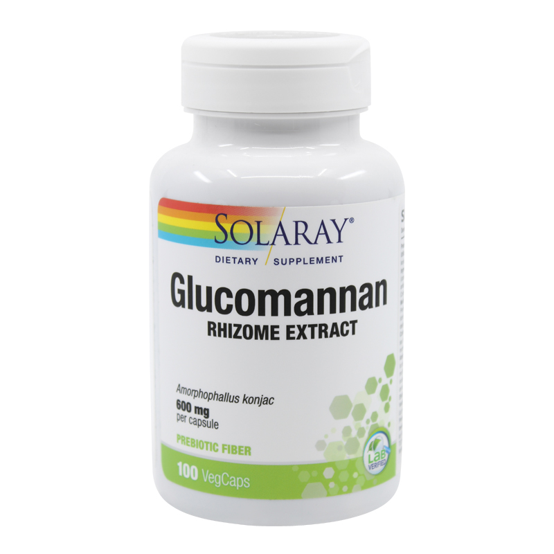 Glucomannan 600 mg Solaray, 100 capsule, Secom