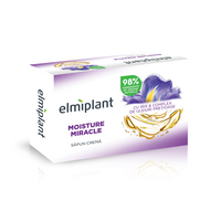 Sapun crema cu iris si complex de uleiuri pretioase Moisture Miracle, 100g, Elmiplant