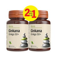 Pachet Ginkana Ginkgo 50 + , 30 comprimate, Alevia (1+1)