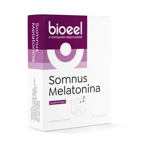 Somnus Melatonina, 20 comprimate, Bioeel