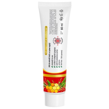 Pasta de dinti naturala cu argila si propolis Forte, 80 ml, Vivanatura 709598