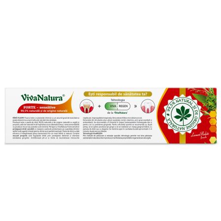 Pasta de dinti naturala cu argila si propolis Forte, 80 ml, Vivanatura 709594