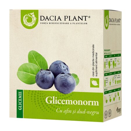 Ceai Glicemonorm, 50 g, Dacia Plant