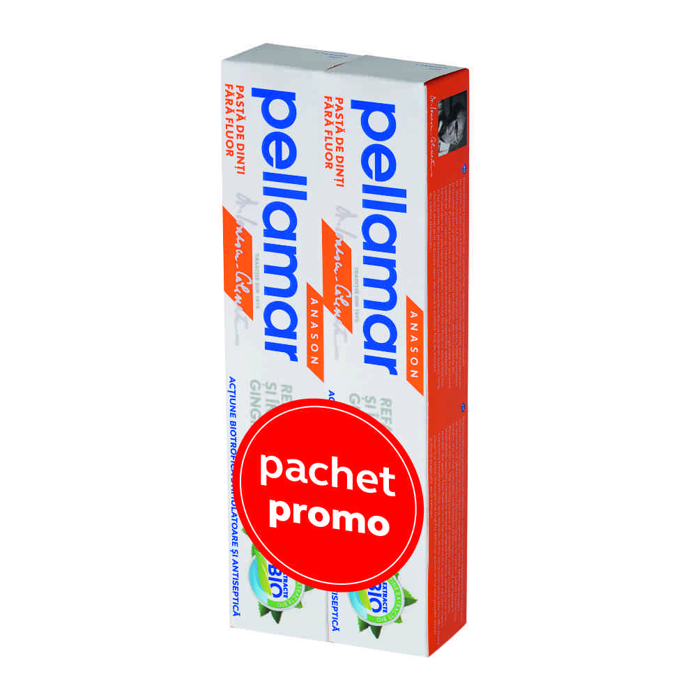 Pachet pasta de dinti cu anason, 50 g, Pellamar