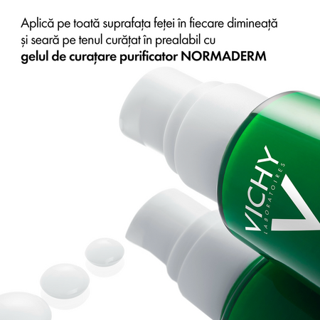 Crema hidratanta cu acid salicilic pentru ten gras cu tendinta acneica Normaderm, 50 ml, Vichy 599684