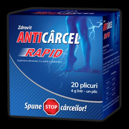 Anticarcel Rapid, 20 plicuri, Zdrovit