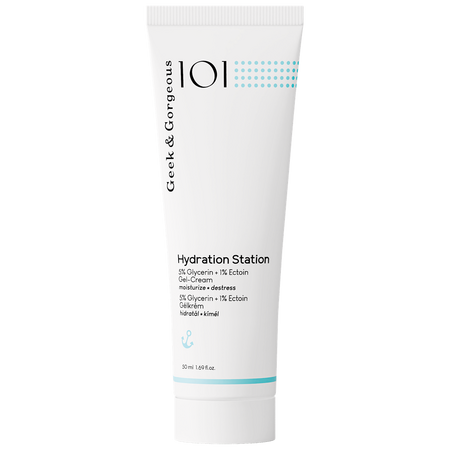 Crema hidratanta Hydration Station 5 % Glicerina + Ectoina, 50 ml, Geek&Gorgeous