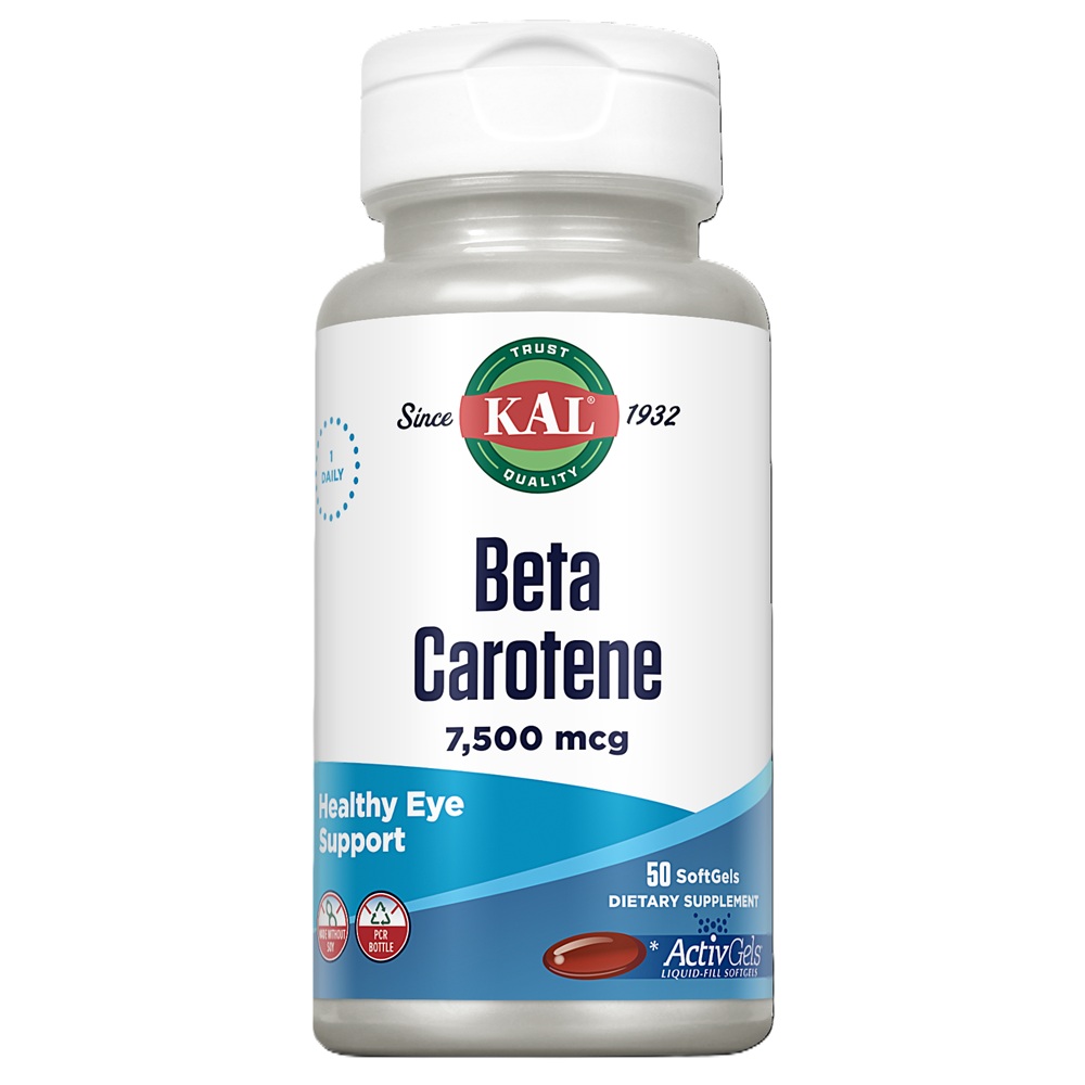 Beta Carotene Kal, 7500 mcg, 50 capsule, Secom