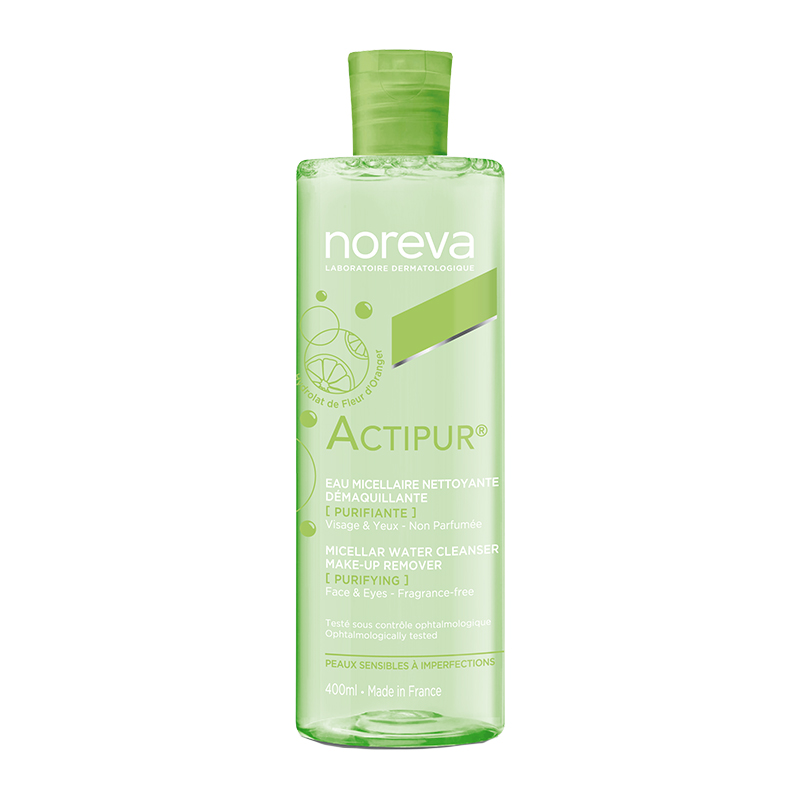 Apa micelara pentru ten cu imperfectiuni Actipur, 400 ml, Noreva