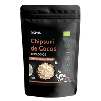 Chipsuri de cocos ecologice, 125 g, Niavis