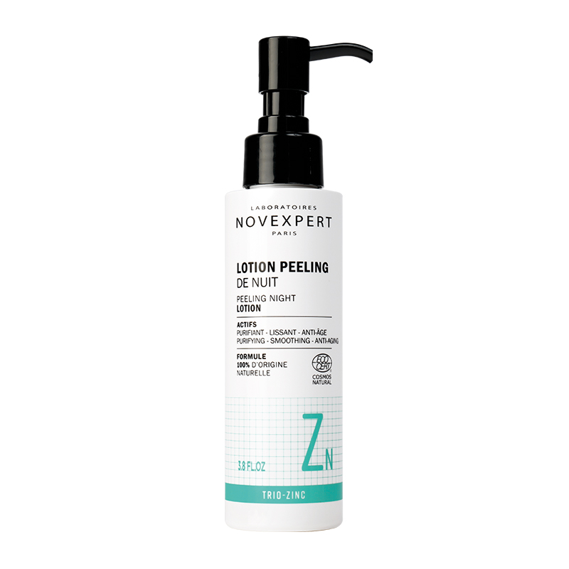 Lotiune peeling pentru noapte Zn, 115 ml, Novexpert