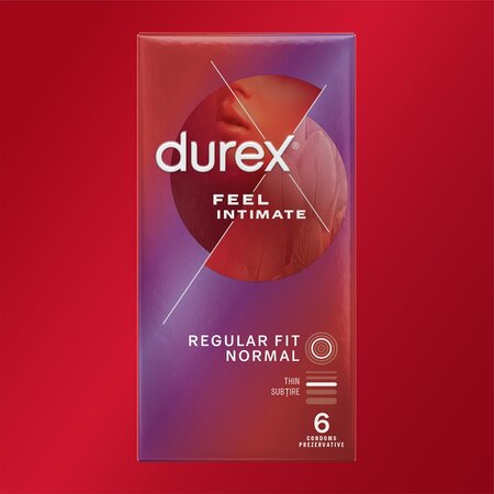 Prezervative Feel Intimate, 6 bucati, Durex 606655