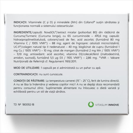 Collanol, 20 capsule, Vitaslim 653506