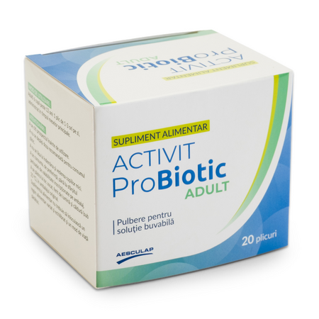 Probiotic pentru adulti Activit, 20 plicuri, Aesculap