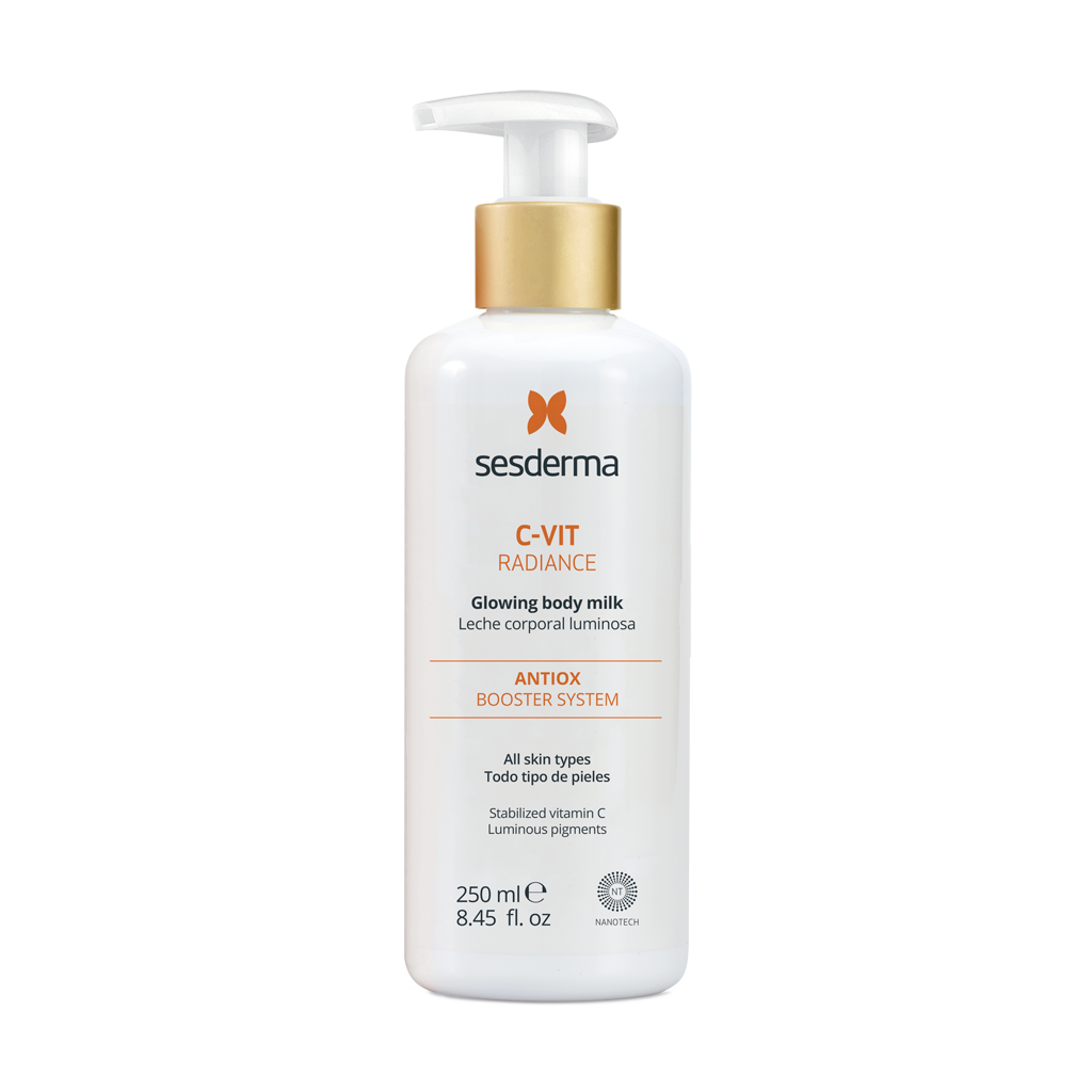 Lapte de corp cu efect de luminozitate C-Vit Radiance, 250 ml, Sesderma