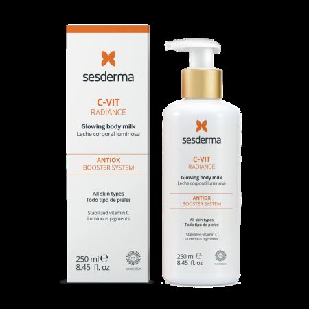 Lapte de corp cu efect de luminozitate C-Vit Radiance, 250 ml, Sesderma 713664