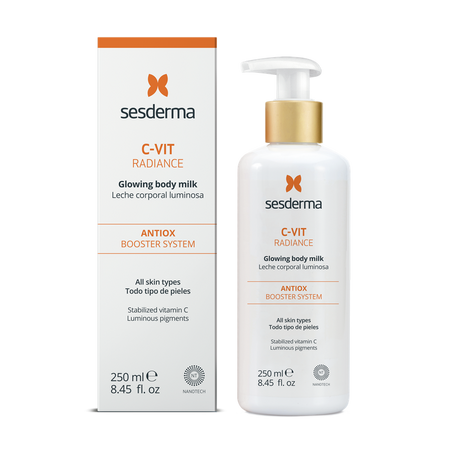 Lapte de corp cu efect de luminozitate C-Vit Radiance, 250 ml, Sesderma 713664