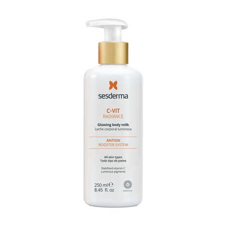 Lapte de corp cu particule stralucitoare C-Vit Radiance, 250 ml, Sesderma