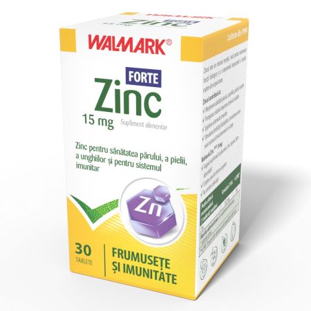 Zinc Forte, 15 mg, 30 tablete, Walmark 699735