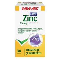 Zinc Forte, 15 mg, 30 tablete, Walmark