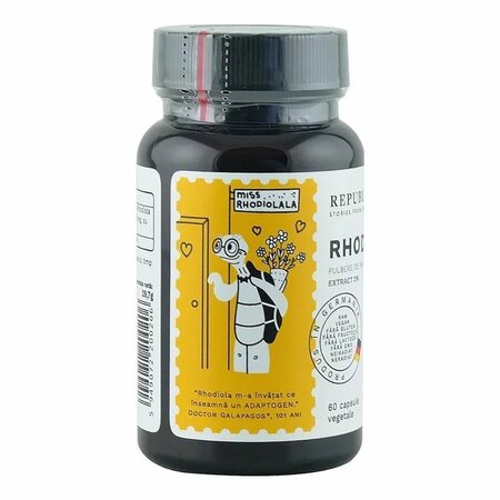 Rhodiola Bio, 400 mg, 60 capsule, Republica Bio 701856