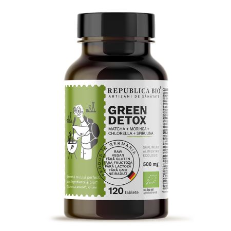Green detox eco, 120 tablete, Republica Bio