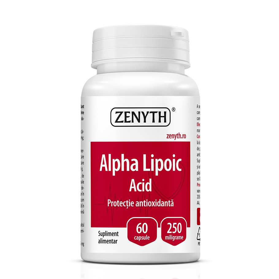 Alpha Lipoic Acid, 60 capsule, Zenyth