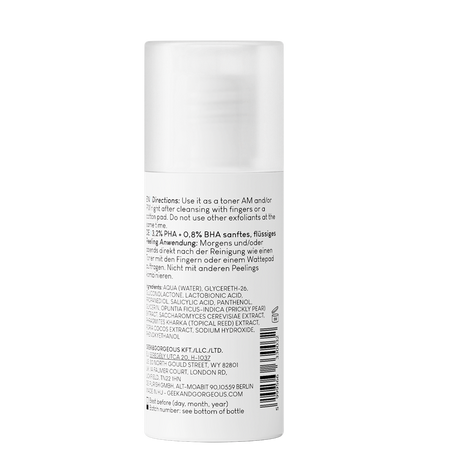 Lotiune exfolianta Calm Down, 30 ml, Geek&Gorgeous 699720