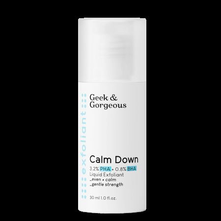 Lotiune exfolianta Calm Down, 30 ml, Geek&Gorgeous