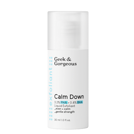Lotiune exfolianta Calm Down, 30 ml, Geek&Gorgeous