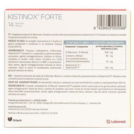 Kistinox Forte, 14 plicuri, Laborest Italia 721762