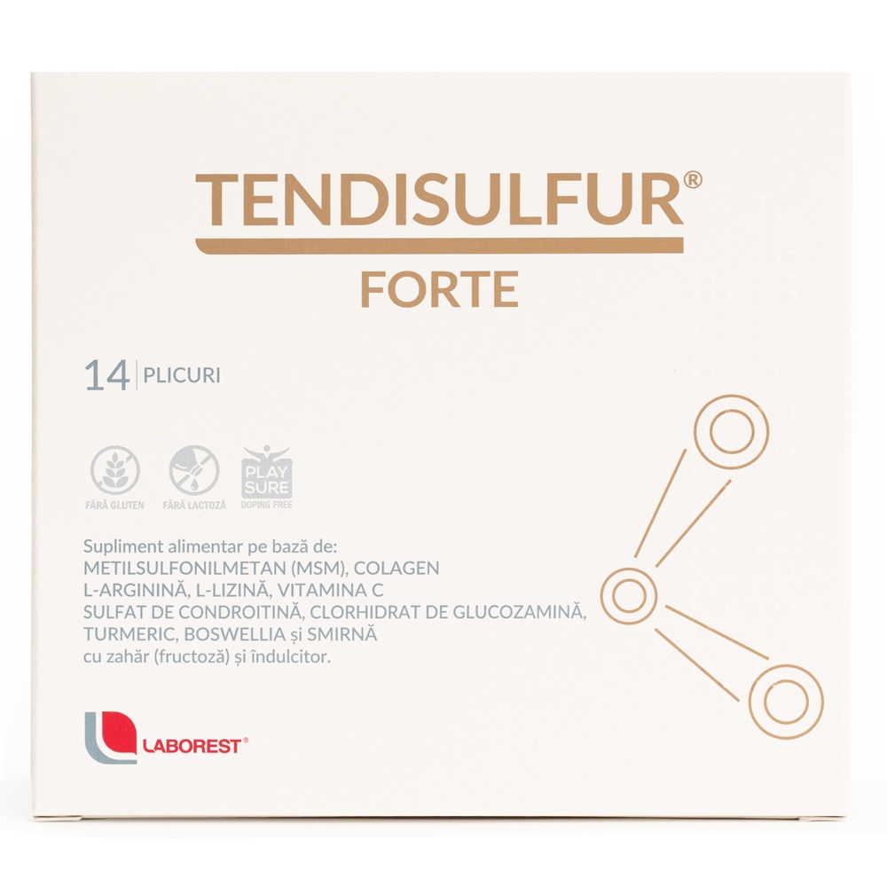 Tendisulfur Forte, 14 plicuri, Laborest Italia