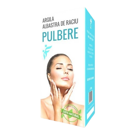 Pulbere de Argila Albastra de Raciu, 1000 g, Romcos Impex