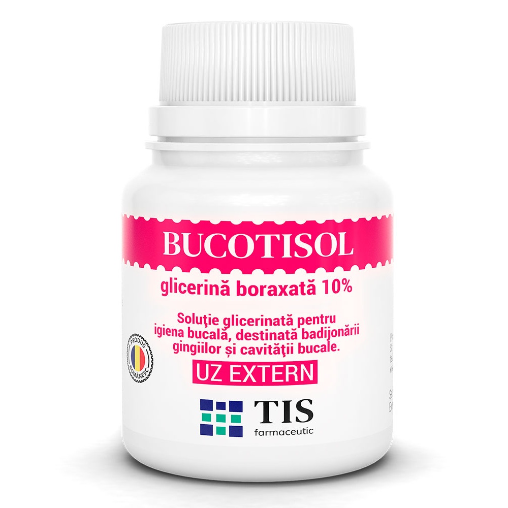 Bucotisol glicerina boraxata 10%, 25 ml, Tis Farmaceutic