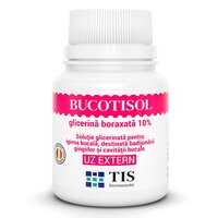 Bucotisol glicerina boraxata 10%, 25 ml, Tis Farmaceutic