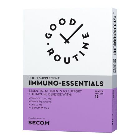 Immuno-Essentials Good Routine, 15 comprimate dublu-strat, Secom
