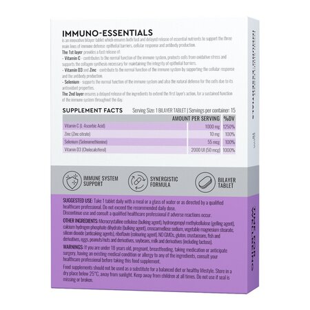 Immuno-Essentials Good Routine, 15 comprimate dublu-strat, Secom 711579