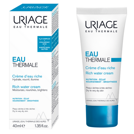 Crema cu textura bogata pentru hidratarea tenului normal cu tendinta de uscare, 40 ml, Uriage